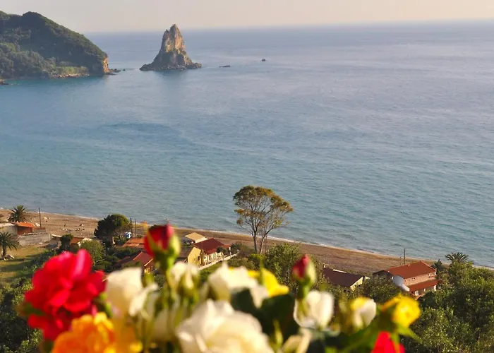Feriehus Corfu Beachfront Yannis On Agios Gordios
